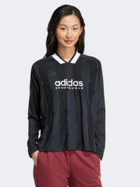 Adidas Tiro Q4 Jacquard Women sportswear Long Sleeve Black