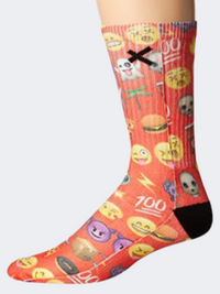 Odd Sox Emoji Unisex Lifestyle Sock Multicolor