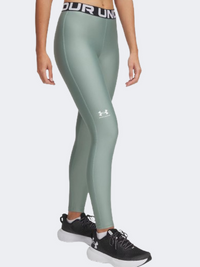 Under Armour Heatgear Women Training Tight Silica Green/White