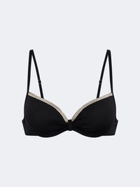 Oil And Gaz Stylish Women Beach Shelf Bra Black