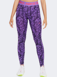 Nike Pro Df Sport Aop Girls Lifestyle Tight Black Rasberry/Pink