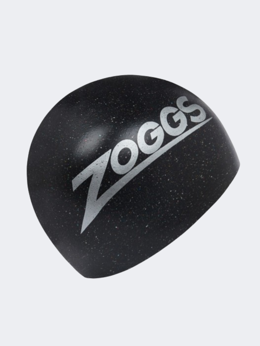 Zoggs Easy Fit Eco Unisex Swim Cap Black