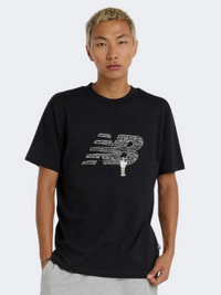 New Balance Chalk Board Logo Men Lifestyle T-Shirt Black