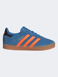 Adidas Gazelle Ps-Boys Originals Shoes Blue/Orange/Black