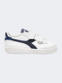 Diadora Game P Camo Ps-Boys Lifestyle Shoes White/Blue Estate