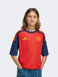 Adidas Spain 26 Home Kids-Unisex Football T-Shirt Vivid Red