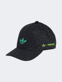 Adidas Boys Minecraft Originals Cap Black/Semi Green