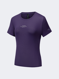 Anta Advanced Women Running T-Shirt Dark Purple