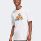 Adidas Doodle Hunt Skate Graphic Men Sportswear T-Shirt White