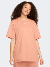 Nike Sportswear Essential Women Lifestyle T-Shirt Terra Blush/White