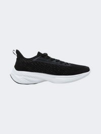 Erke Cushioning Men Running Shoes Black/Silver