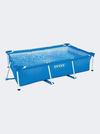 Intex Agp Rectangle Frame 2.2 X 1.5 X 0.6 M No Filter Beach Swimming Pool Blue