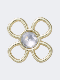 Crocs Cutout Flower Lifestyle Pins Gold