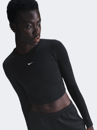 Nike Sportswear Chill Knit Women Lifestyle Long Sleeve Black/White
