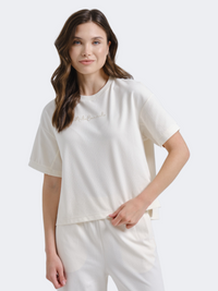Anta Commute Women Training T-Shirt Corn White