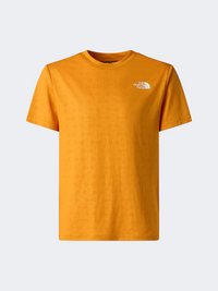 The North Face 24/7 Pentadome Embossed Boys Training T-Shirt Dust Orange
