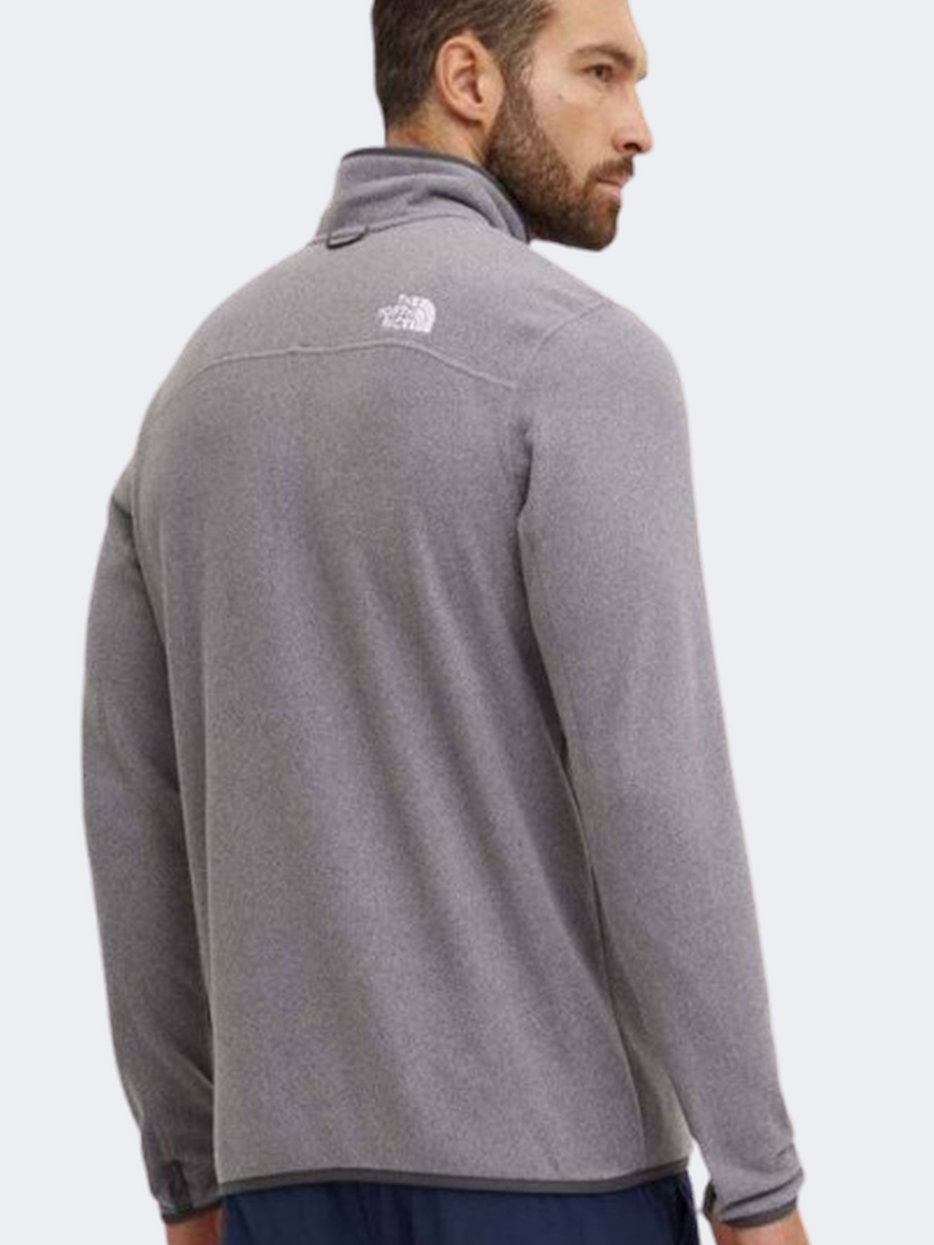 The North Face 100 Glacier Men Skiing Fleece Mid Grey Heather