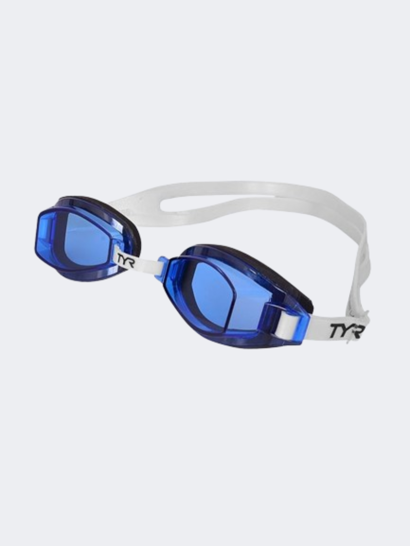 Tyr Team Sprint Unisex Swim Goggles Blue/White