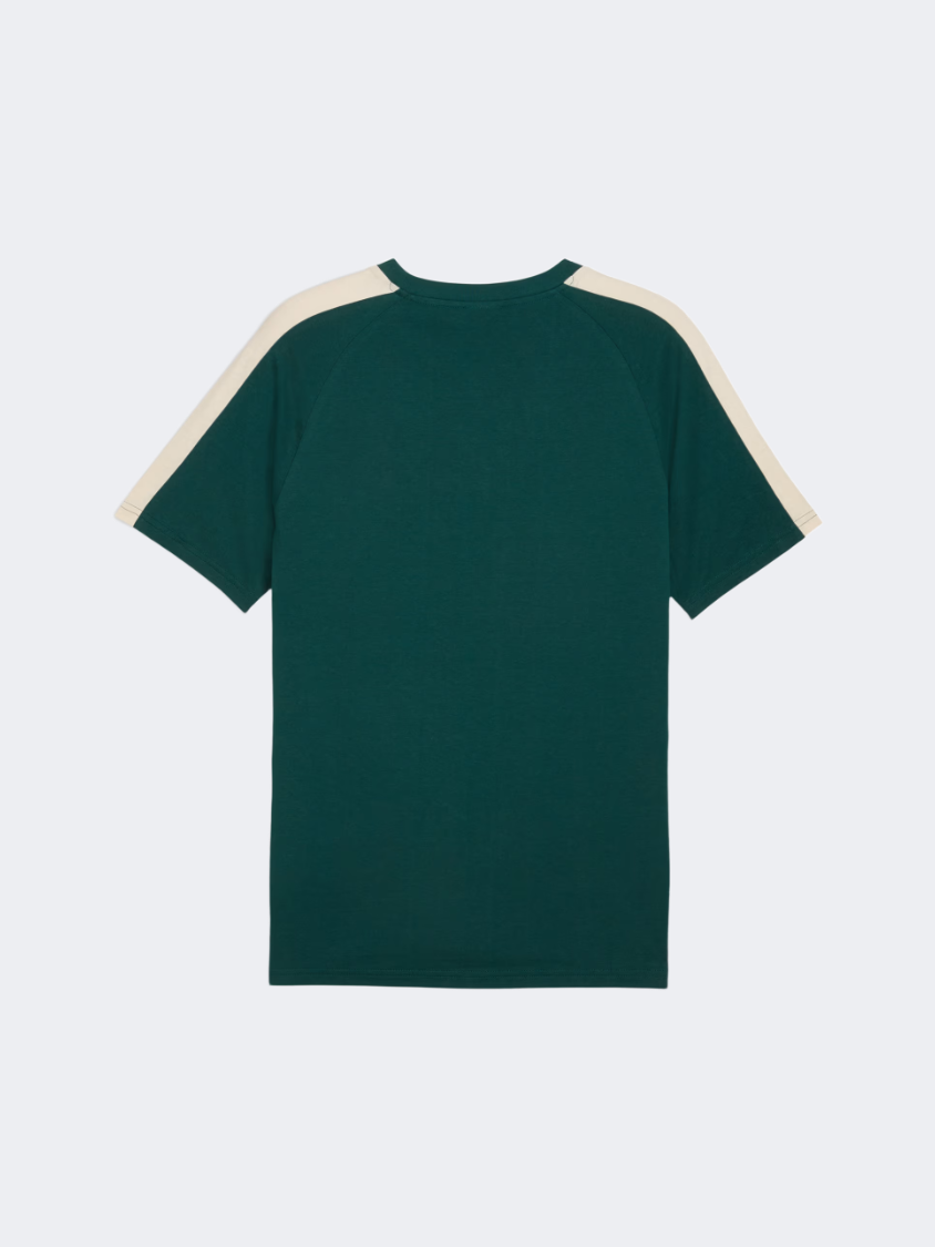 Puma T7 Men Lifestyle T-Shirt Green Terrain/Alpine