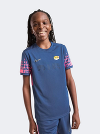 Nike Kylian Mbappe Df Academy 25 Boys Football T-Shirt Navy/Pink/Black