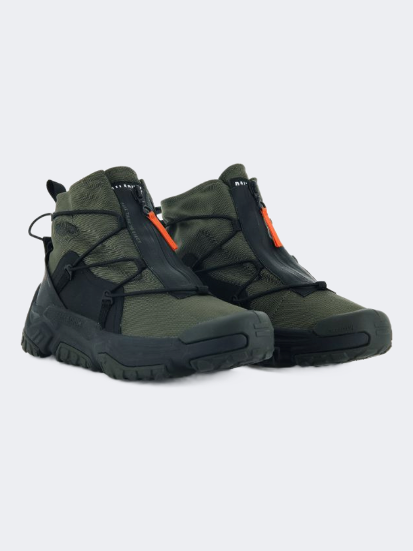 Palladium Off-Grid Hi Zip Wp Men Lifestyle Boots Olive Night