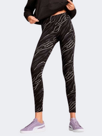 Puma Essential Plus Animal Women Lifestyle Tight Black/Grey