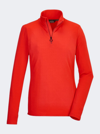 Killtec Ksw 98 Women Skiing Fleece Red
