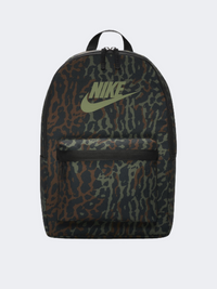 Nike Heritage Unisex Lifestyle Bag Black/Oil Green