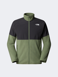 The North Face Glacier Heavyweight Full Zip Men Hiking Jacket Mist/Asphalt Grey