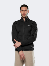 Salewa Puez Cammino Polarlite Men Hiking Jacket Black Out