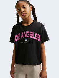 Nike Sportswear Boxy Girls Lifestyle T-Shirt Black