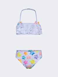 Top Ten Adorable Kids-G Beach Bikini Set White