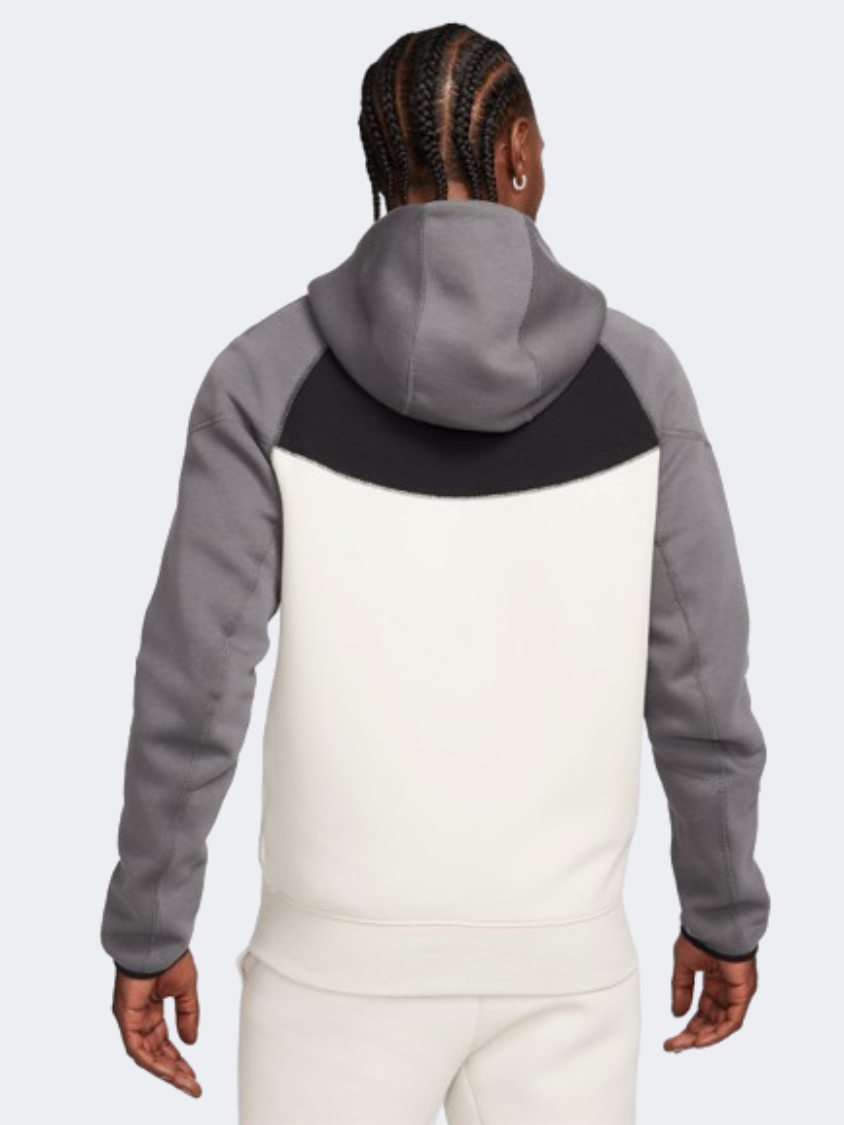 Nike Tech Fleece Windrunner Men Lifestyle Hoody Grey/Black/Brown