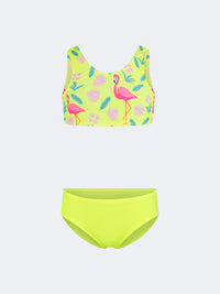 Top Ten Colorful Kids-Girls Beach Bikini Set Yellow
