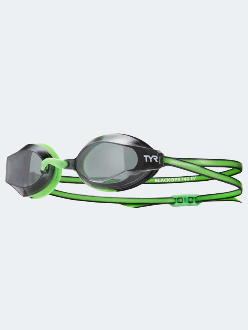 Tyr Blackops 140Ev Unisex Swim Goggles Smoke/Fluo Green