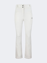Oil And Gaz DurableWomen Skiing Pant White/Gun
