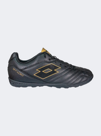 Lotto Stadio 705 Tf Men Turf Shoes Black/Gold