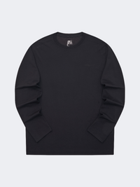 Erke Men Training Round Neck Plain Regular Fit Black