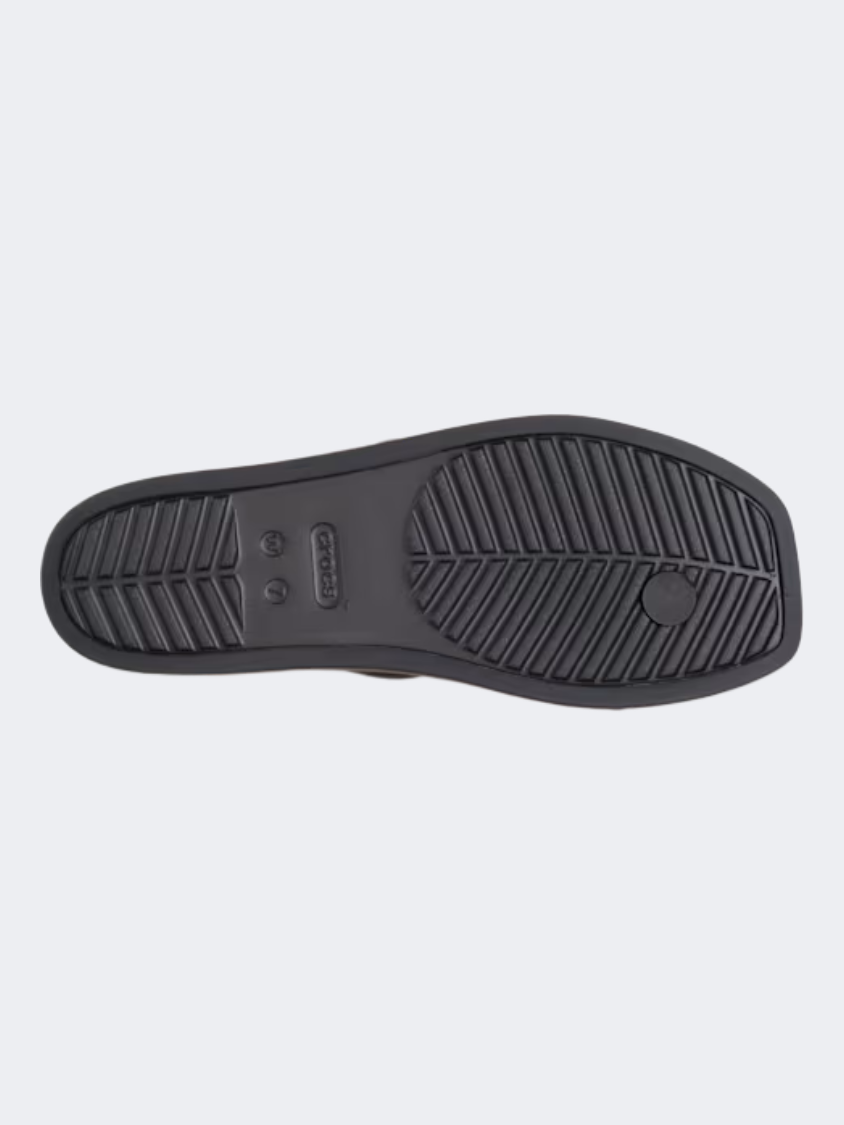 Crocs Miami Studded Toe Loop Women Lifestyle Slippers Black