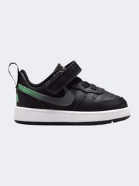 Nike Court Borough Low Infant-Boys Lifestyle Shoes Black/Smoke Grey
