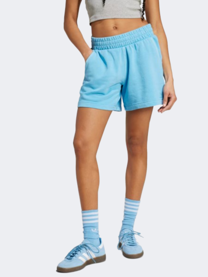 Adidas Essentials Plus Women Originals Short Semi Blue Burst