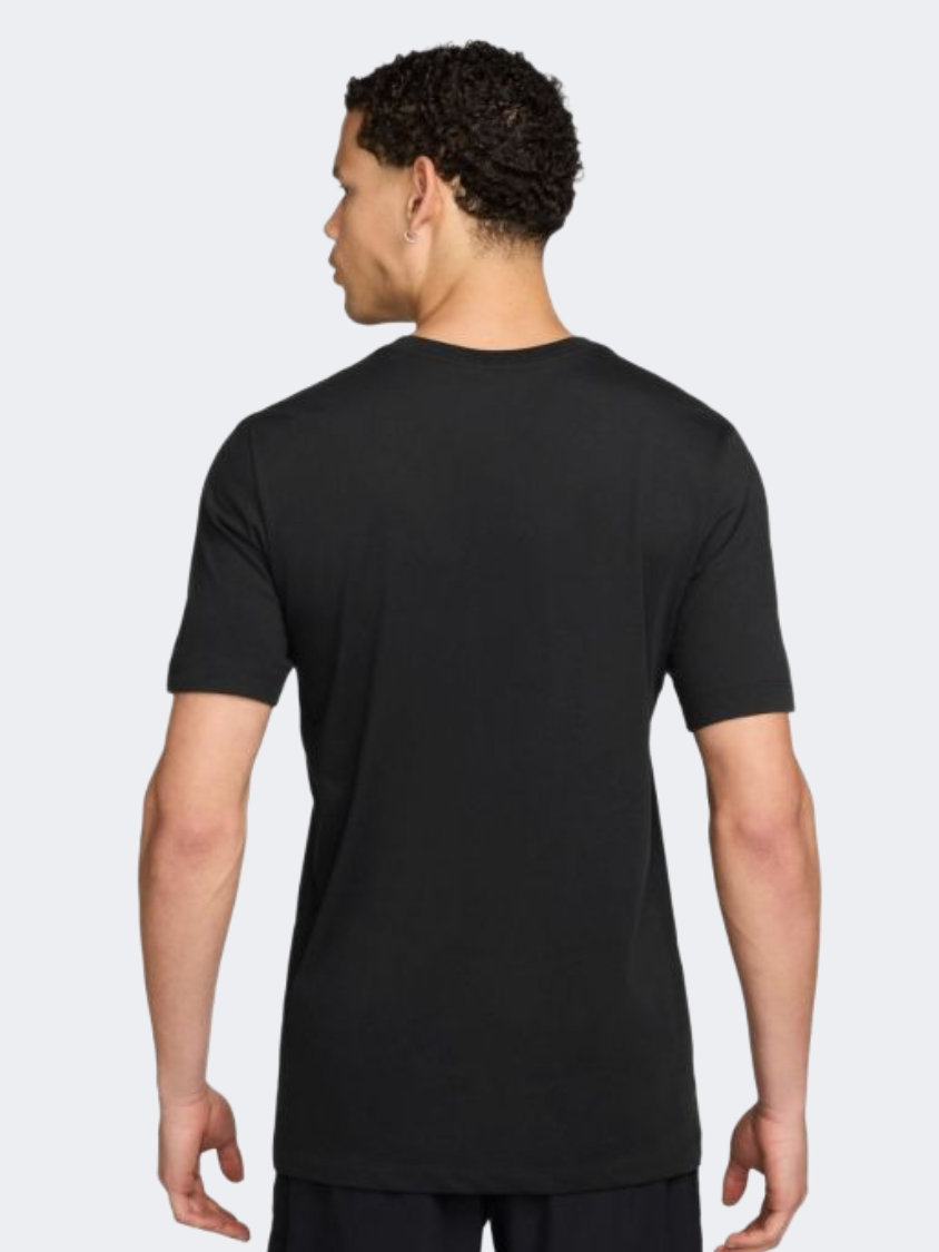 Nike Dri-Fit Swoosh Men Running T-Shirt Black