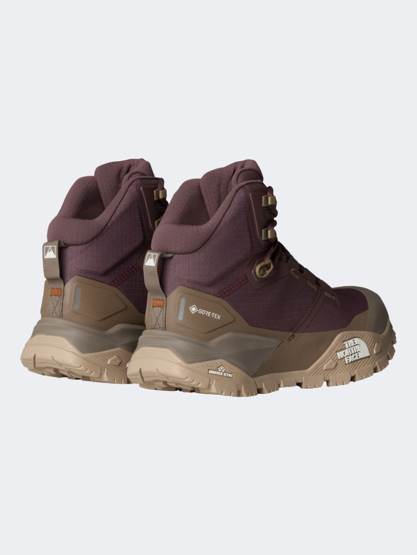 The North Face Offtrail Goretex Mid Women Hike Shoes Tawny Quartz/Brown