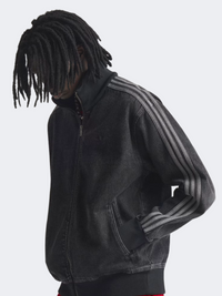 Adidas Adicolor Denim Firebird Men Original Jacket Black