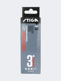 Stiga Perform 3 Star 3 Pack Table-Tennis Ball White