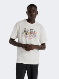 New Balance Athletics Relaxed Archive Walk Men Lifestyle T-Shirt Sea Salt