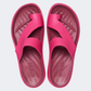 Crocs Getaway Platform Toe Loop Women Lifestyle Slippers Dragon Fruit