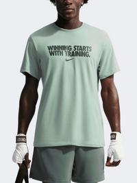Nike Winning Df Men Training T-Shirt Steam/Dark Grey