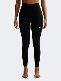 Nike One High Waisted Full Length Stirrup Women Training Tight Black/White