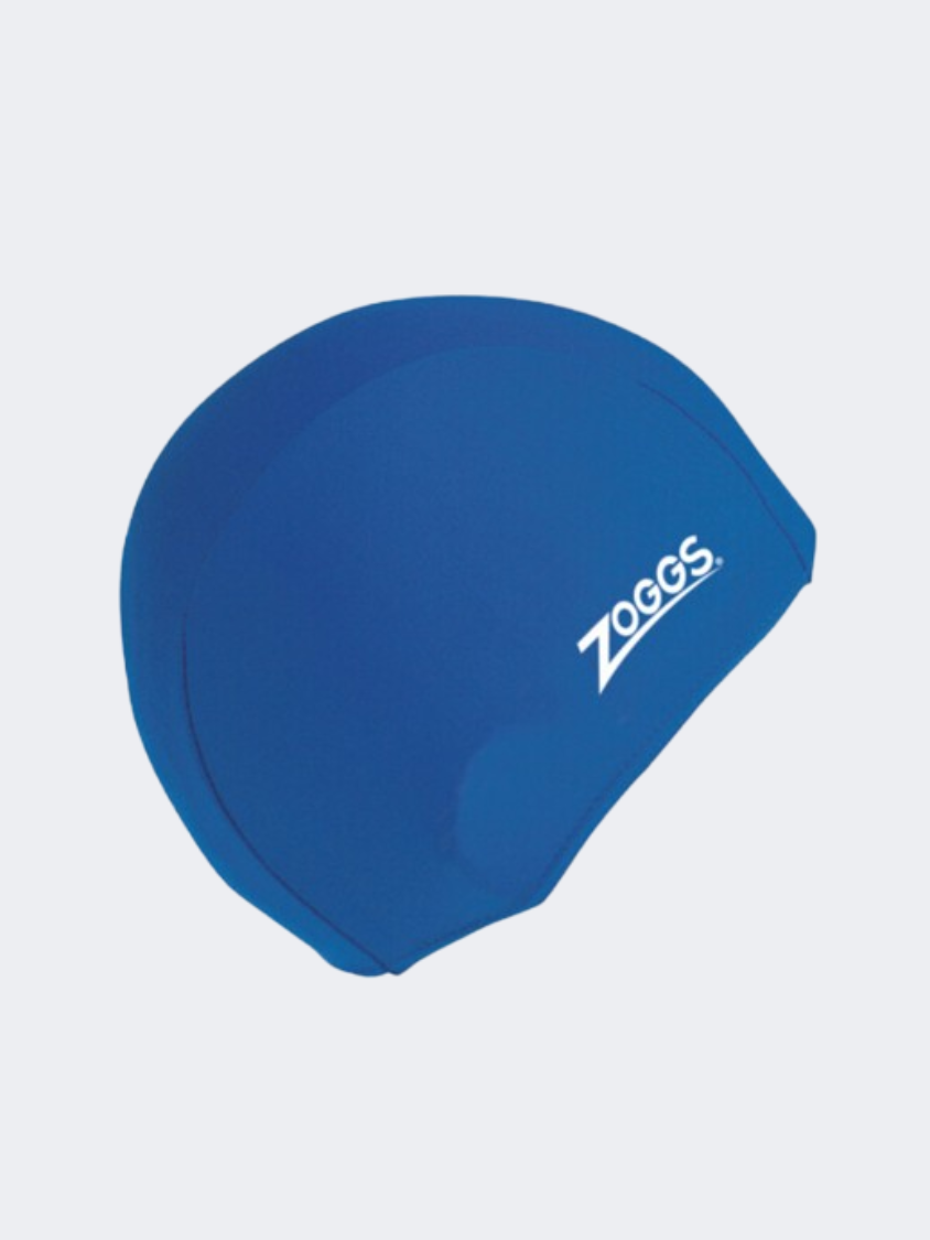 Zoggs Deluxe Stretch Unisex Swim Cap Royal Blue